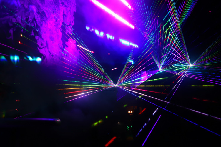 Biela noc 2023 - laser show