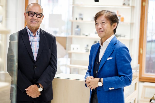 Pán Kazuto Yamaki s majiteľom PROLaika p. Podzimkom