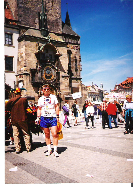 Najkrajšie foto, Praha, maratón, 1997