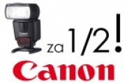 Canon objektív + blesk za polovičnú cenu!