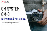 Slovenská premiéra OM System OM-3 v PRO.Laika