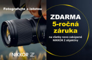 Bezplatná predĺžená záruka na objektívy Nikon s bajonetom Z