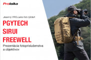 Prezentácia objektívov Sirui a fotopríslušenstva PGYTech a Freewell