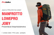 Prezentácia fotopríslušenstva Manfrotto, Lowepro a Joby