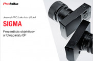 Prezentácia objektívov Sigma a fotoaparátu "bf"