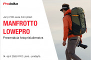 Prezentácia fotopríslušenstva Manfrotto, Lowepro a JOBY