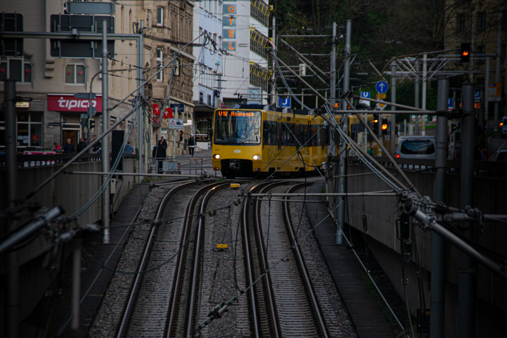 Električky v Stuttgarte