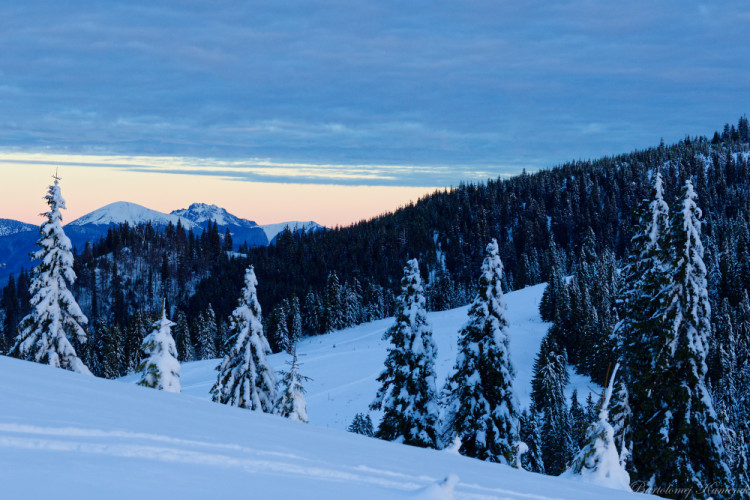 Krajina pod snehovou prykrývkou
