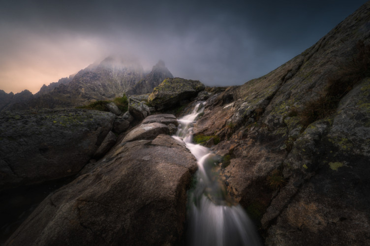 Ráno v Malej Studenej doline