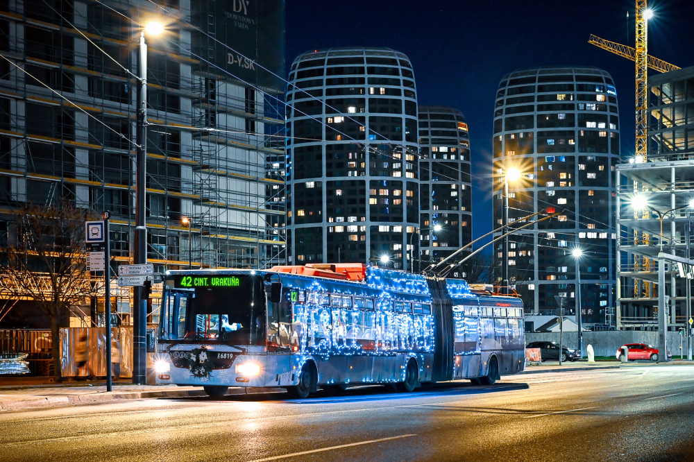 vianočný trolejbus