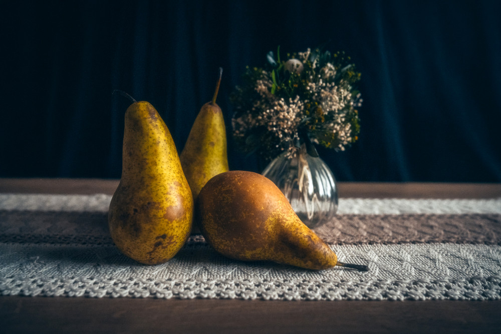 Zátišie s hruškami