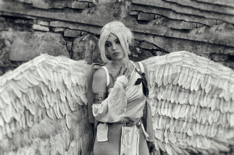 Triste angelo, sad angel, comix a Lucca 2014
