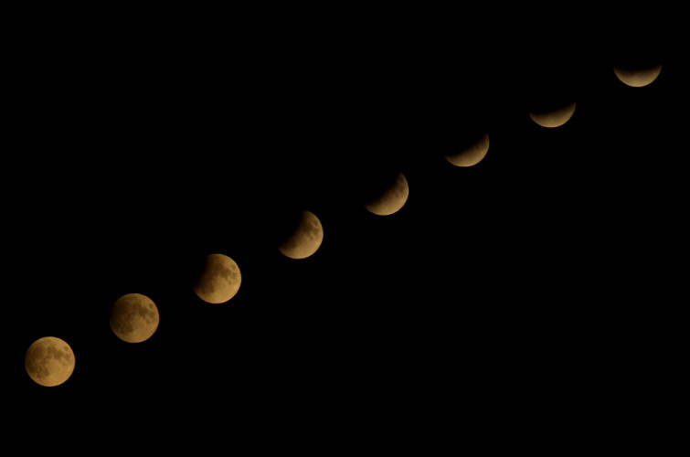 Čiastočné zatmenie mesiaca 7/2019