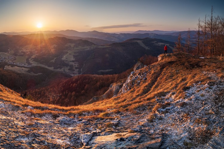 Západ slnka nad Kojšovom