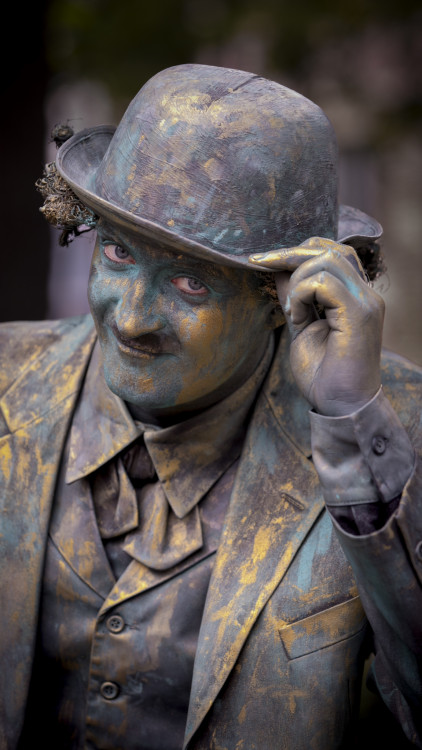 Živé sochy SNV - Ch.Chaplin