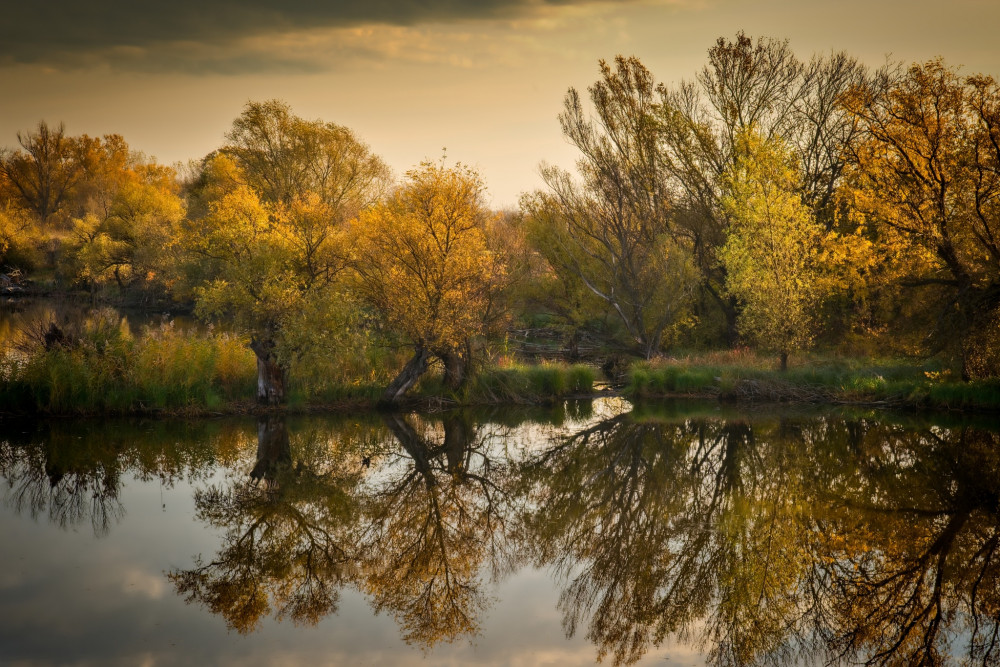 Jesenné zrkadlenie.