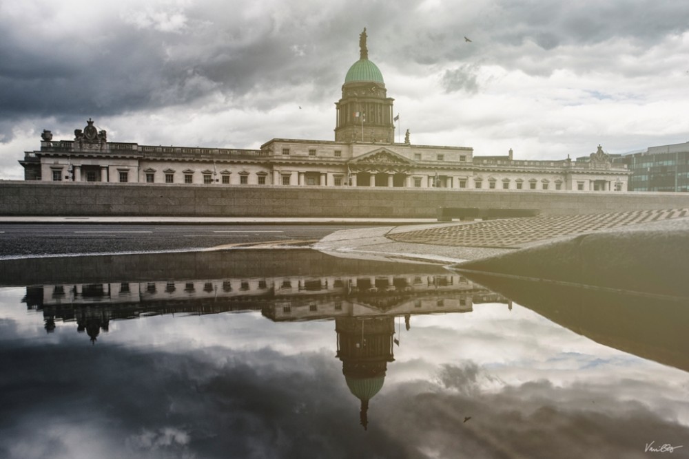 Dublin po daždi