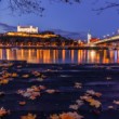 jesenna atmosfera po zapade slnka