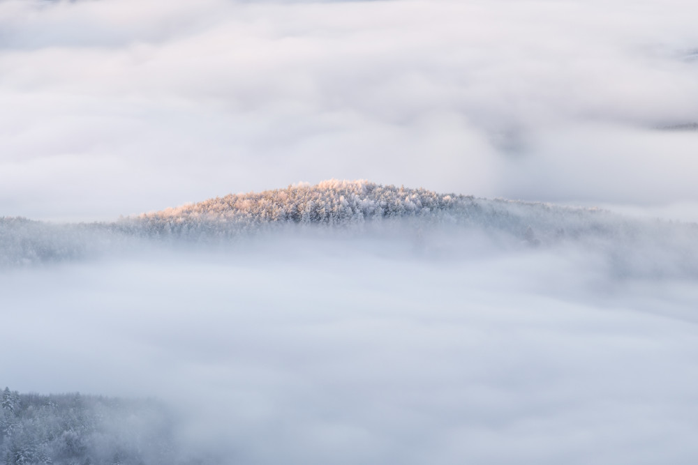 Zimná inverzia a prvé lúče slnka