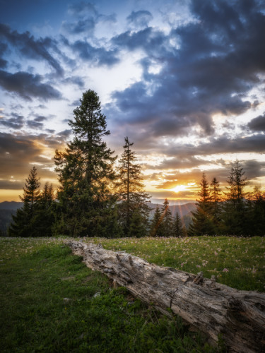 Podvečer na horách