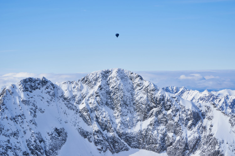 Vysoké Tatry a balón