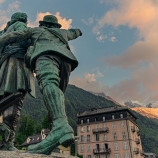 Pozrite, tam je Mont Blanc