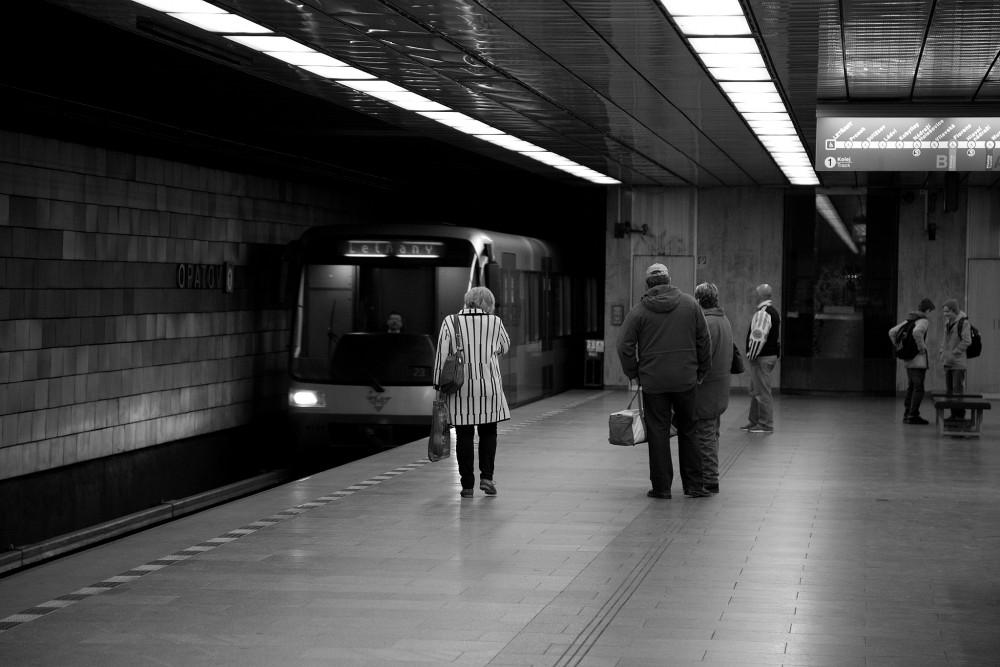 Pražské metro.