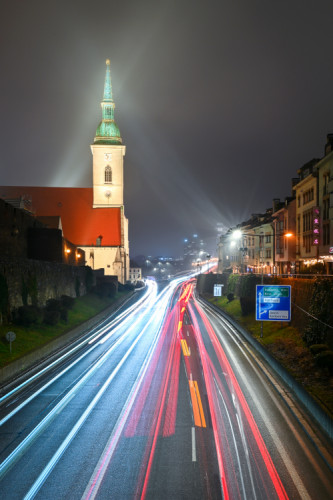 večerná Bratislava