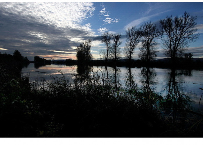 novembrový podvečer