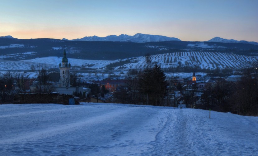 Zima, Tatry, Východ