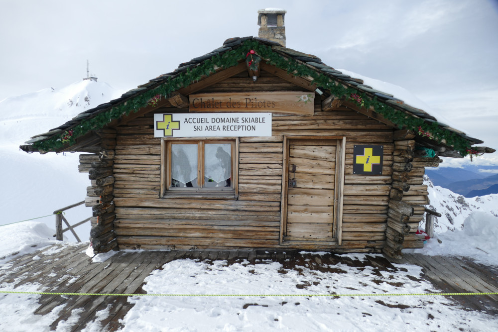 Kabínka francúzskej záchrannej horskej služby