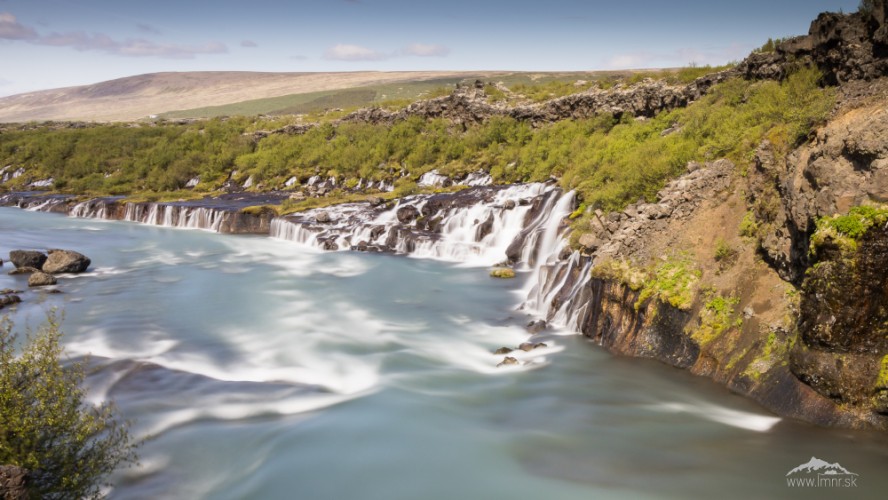 Barnafoss waterfall