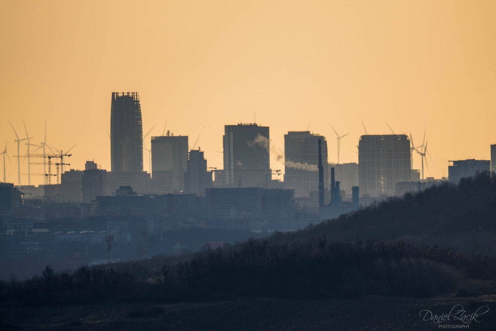 Bratislava západ slnka
