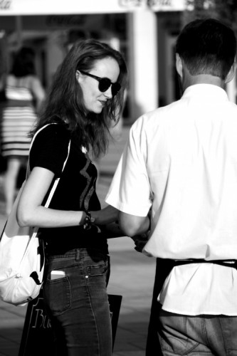 ...ja som skutočne nechcela odísť bez platenia...