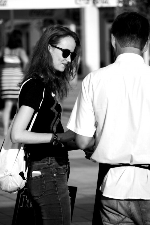 ...ja som skutočne nechcela odísť bez platenia...