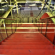 Červené schodiště