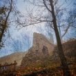 Jeseň pri hrade Biely Kameň