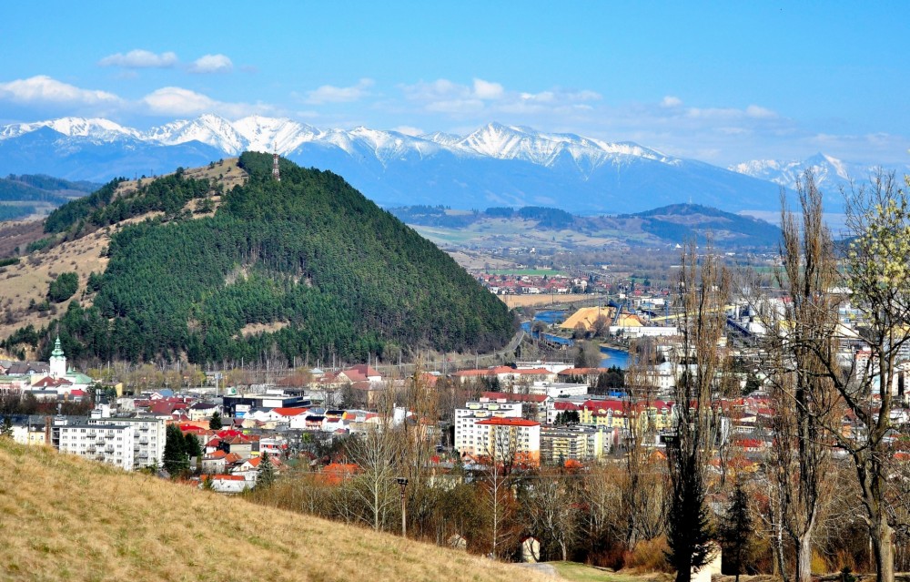 Panoráma z kalvárie v Ružomberku