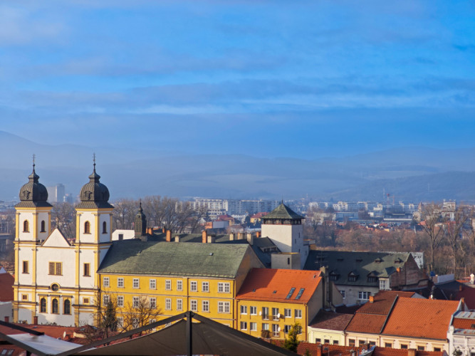 Trenčín - pohlad z hradu