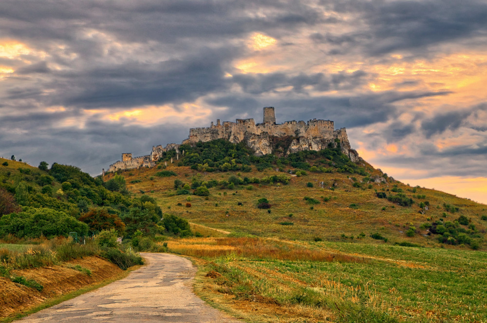 spišský hrad.