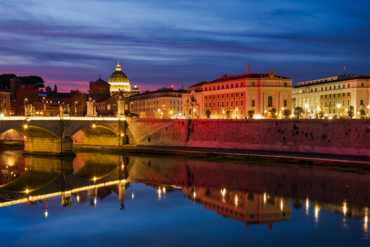 Na brehu rieky Tiber