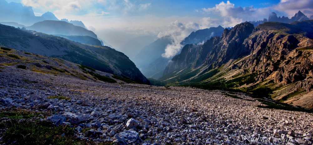 Ráno v Dolomitoch