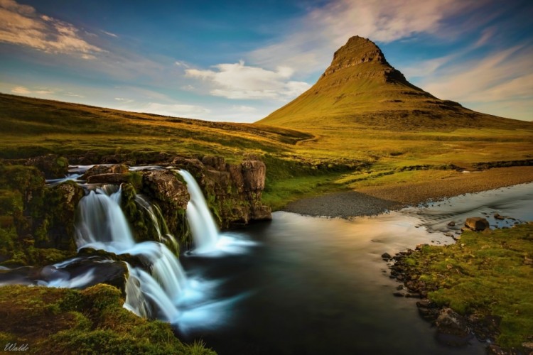 Magická hora Kirkjufell