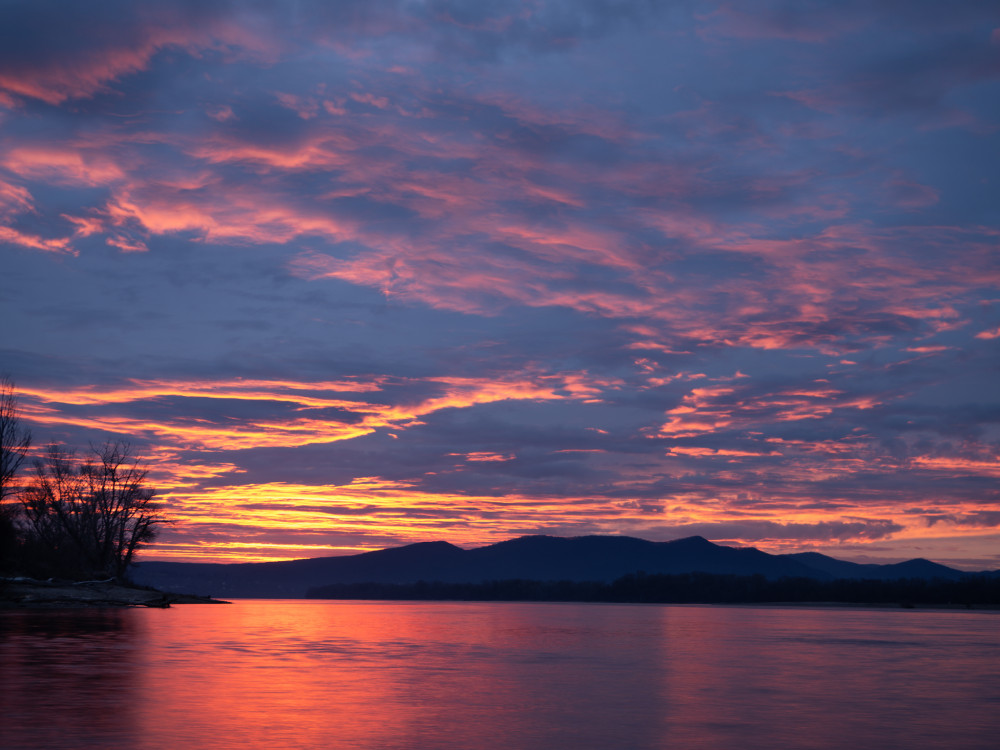 Dunaj východ slnka