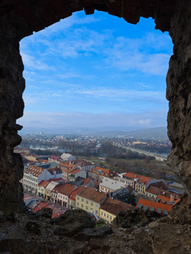 Trenčín - pohlad cez hrad