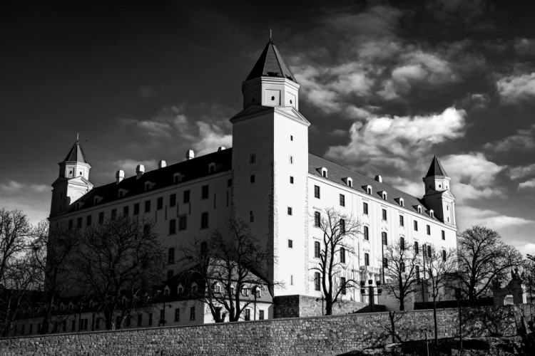 Bratislava Castle BnW