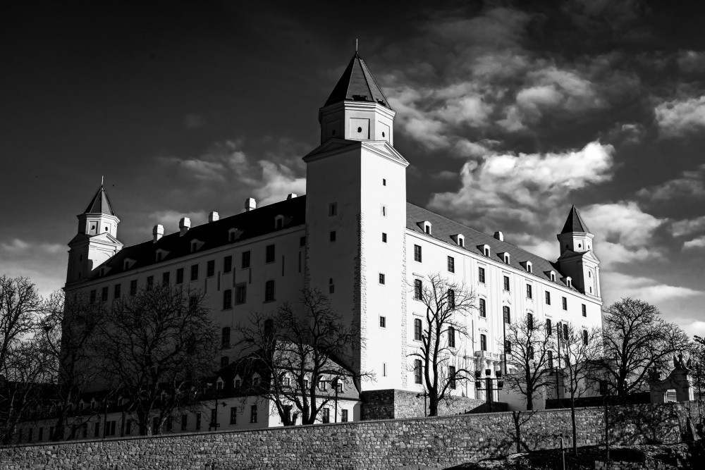 Bratislava Castle BnW