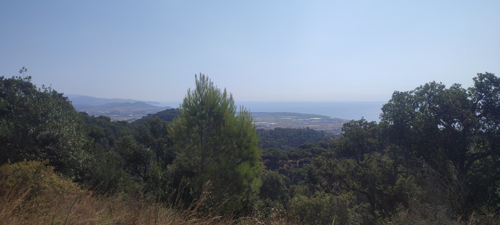 Santa Susana výhľad na stredozemné more