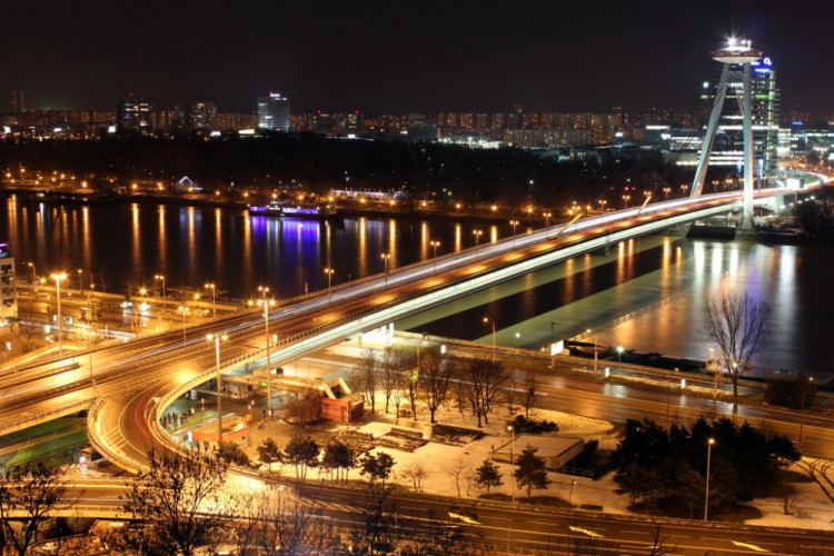 Nočná krásavica na Dunaji...
