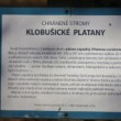 Klobušické platy - oznam